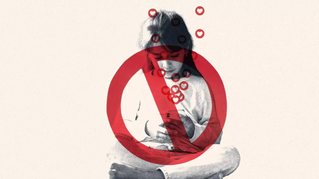 Prohibición redes sociales a menores